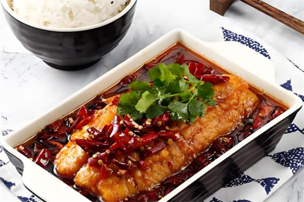 鲜辣婆无骨烤鱼饭