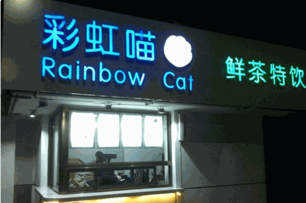 彩虹喵奶茶