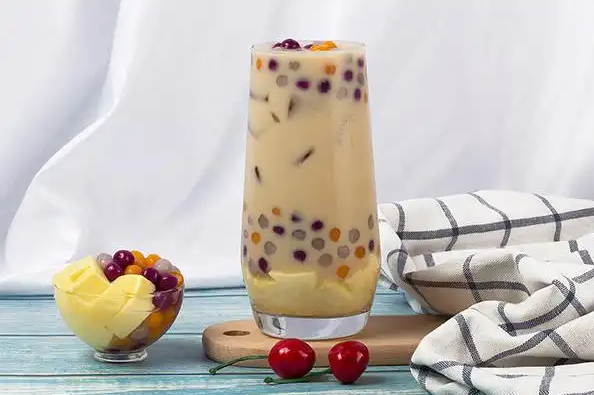 老盐季奶茶
