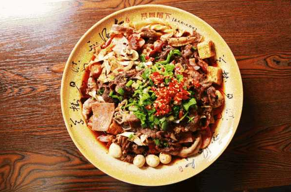 辣红颜冒菜