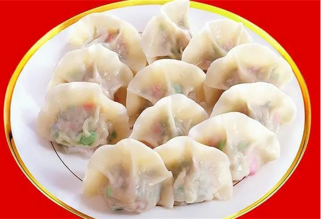 新鲜美水饺