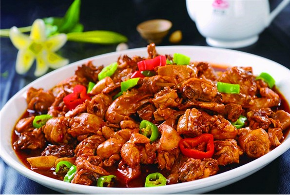 西部鲜炒大盘鸡