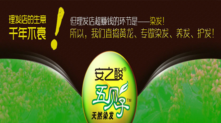 安之酸五倍子染发